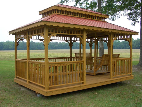 10x16 gazebo gliderhouse stormor middle georgia