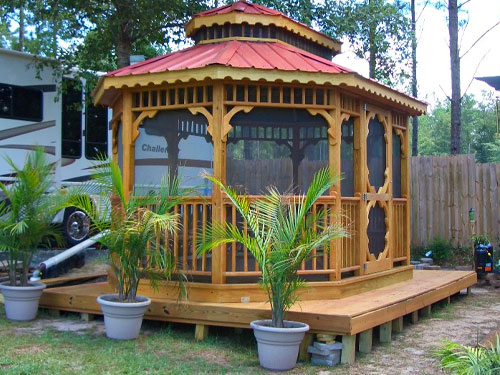 Screened gazebo middle georgia