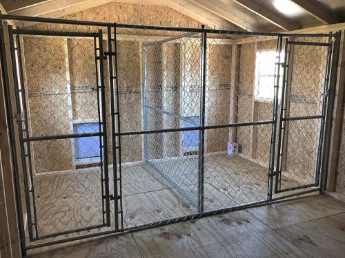 inside of dog kennel macon middle ga